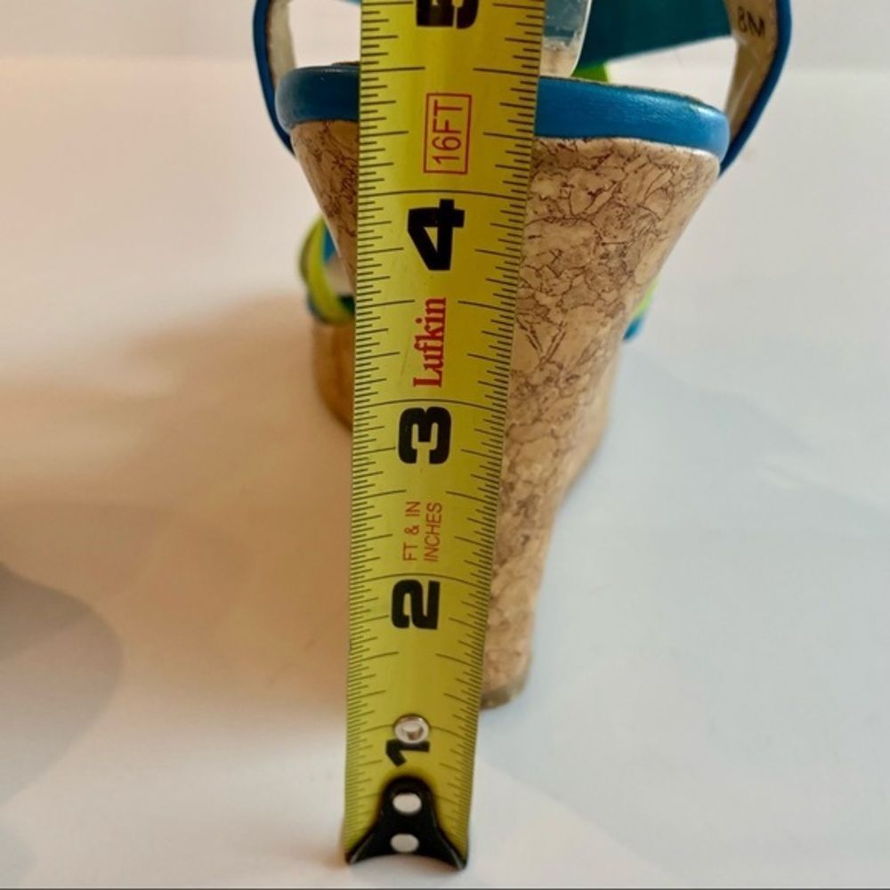 CL by Laundry Stretchy Strap Wedge Heels 8 - Picture 9 of 9